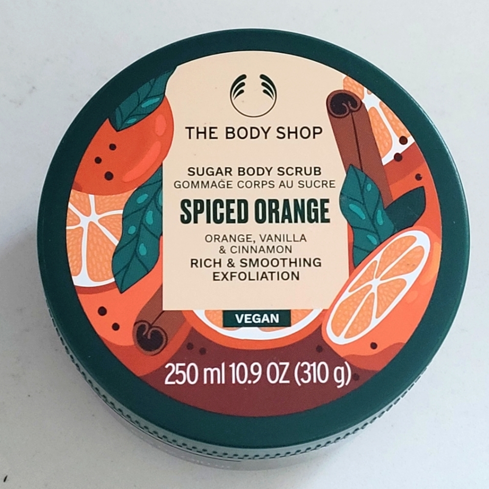 The Body Shop Spiced Orange Body Scrub Discontinued Scent-NEW/RARE